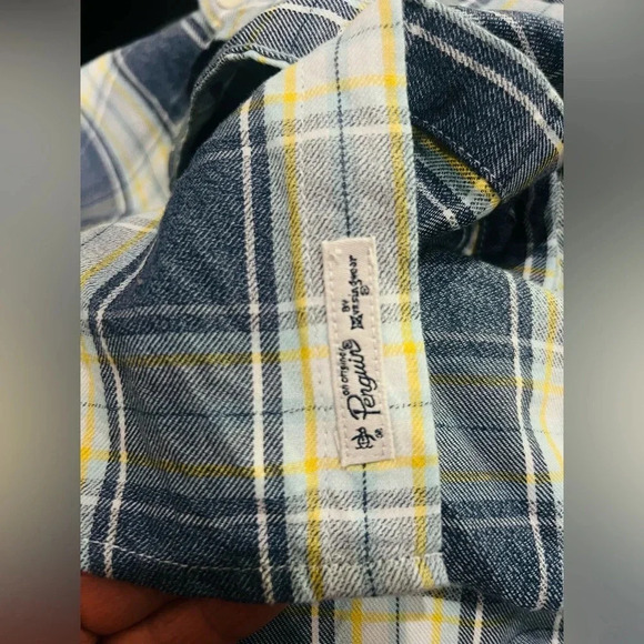 Original Penguin Men's Standard Plaid Long Sleeve Button-Down Shirt , XL - Picture 12 of 14
